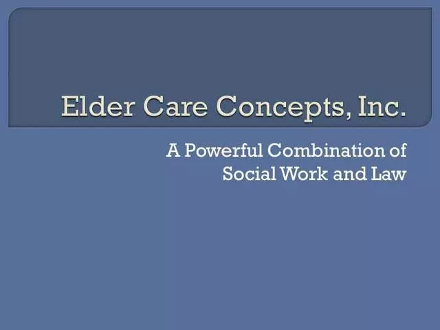 Elder Care Concepts